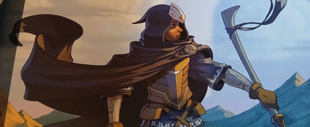 A Ranger from Earthborne Rangers looks off into the distance.
