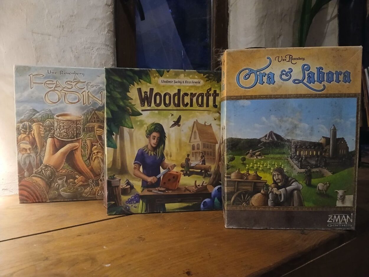 Euro games - A Feast for Odin, Woodcraft, and Ora & Labora