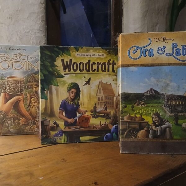 Euro games - A Feast for Odin, Woodcraft, and Ora & Labora